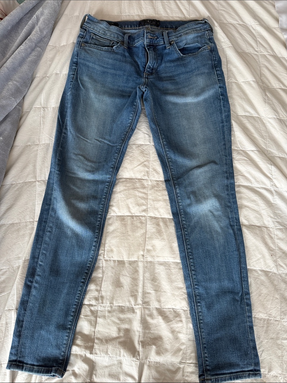 Lucky Brand Faded Blue Skinny Jeans